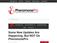 Tablet Screenshot of pheromonepro.com